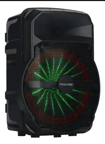 Caixa som Polibox USB, Bluetooth e entrada microfone. Rádio, extreme e Usb aceito celular