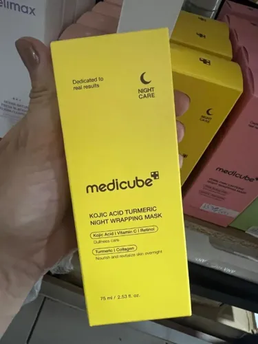 Máscara Facial Noturna Medicube Kojic Acid Turmeric Night Wrapping 75ml