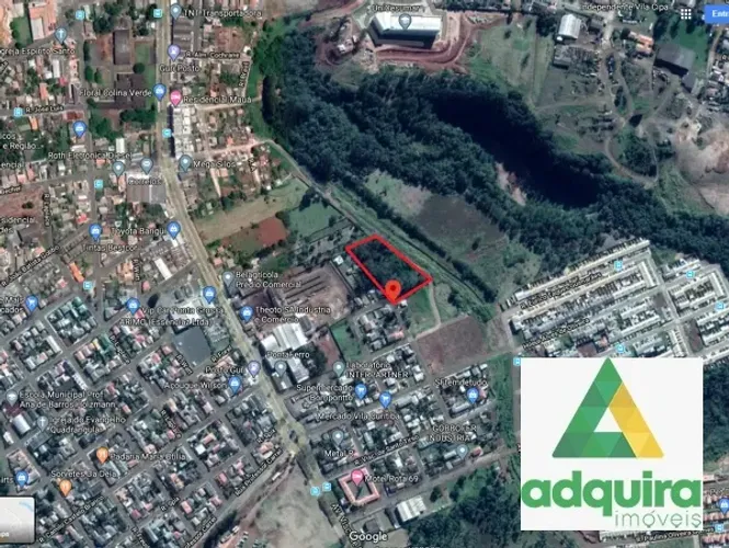 Terreno à venda 6611.89 m², Oficinas, Ponta Grossa - PR