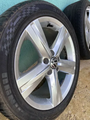 Rodas aro 17 furacão 5x112 acompanha pneus