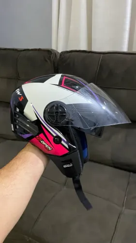 Capacete fw3 aberto