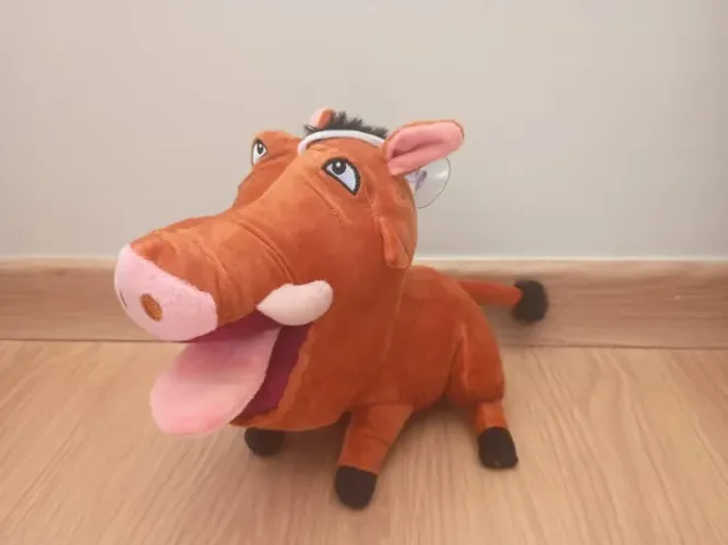 Boneco de pelucia pumba timão e pumba 23cm