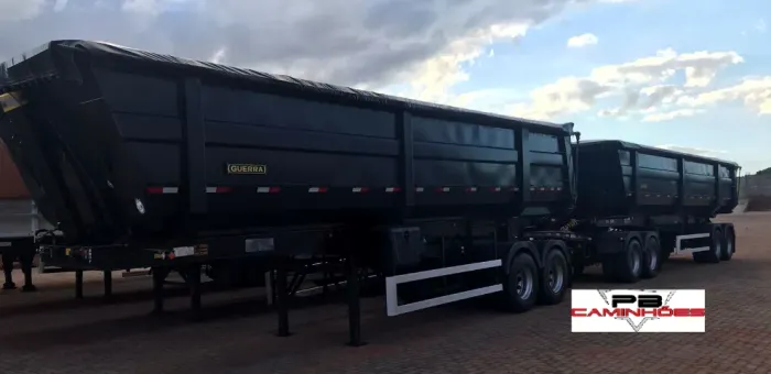 CARRETA RODOCAÇAMBA GUERRA 2022/2023 COM PNEUS.