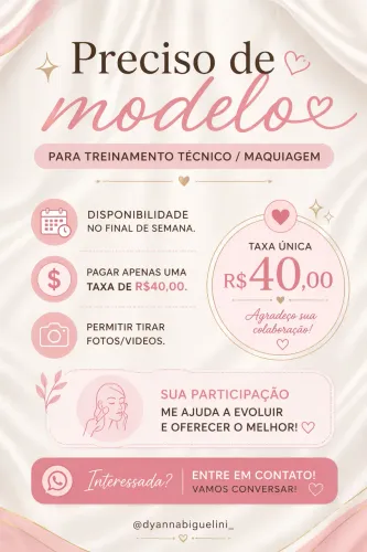 Modelo de maquiagem 