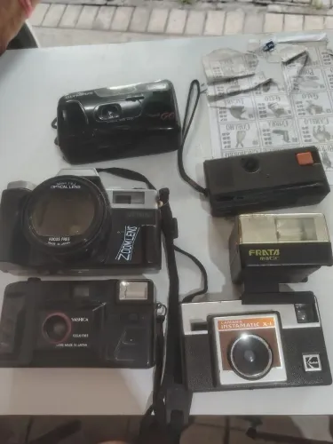 Kit câmera analógica vintage