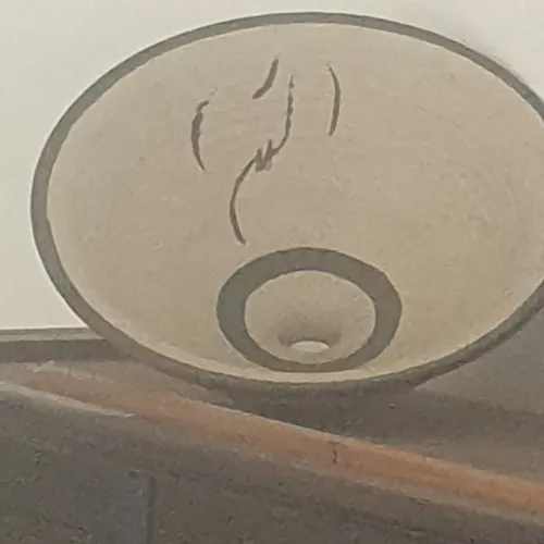 Pedra de pia decorada.