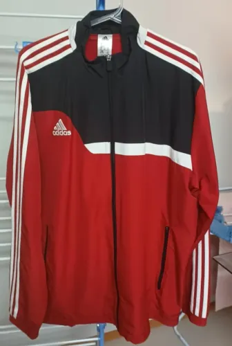 Jaqueta adidas Corta-vento Tiro 13 Tamanho GG Tipo Flamengo