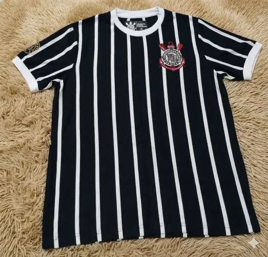 Camiseta Corinthians Oficial Licenciada Democracia Retrô - Tam M