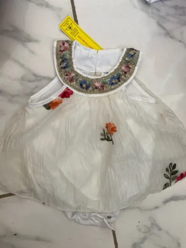 Body vestido elegante bebê 