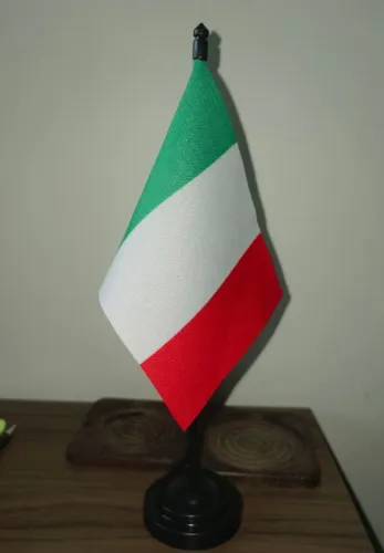Bandeirinha de Mesa / Mini Bandeira de Mesa da Itália
