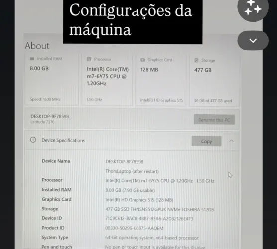 Vendo lindo notebook Dell