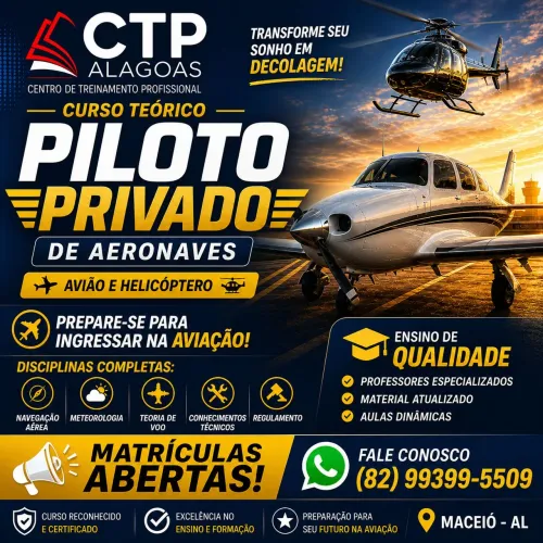 CURSO TEÓRICO DE PILOTO PRIVADO DE AERONAVES 