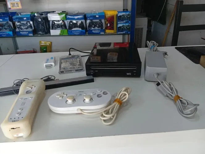Nintendo wii+ controle clássico + HD externo