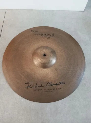 ## Prato de bateria Orion Personalidade Rubinho Barsotti Crash Ride 19, raridade, liga B10
