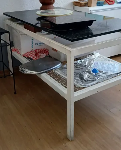 Mesa para cozinha restaurante