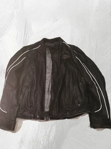 Jaqueta Harley-Davidson Couro Gore-Tex Tam G (Ler Descrição)