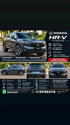 Honda HR-V Touring 1.5 TB 16V 5P Aut. 2023