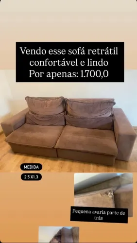 Sofá Retrátil