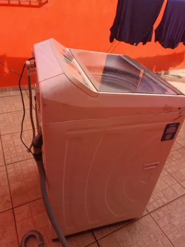 Máquina de lavar roupa Panasonic, placa queimada