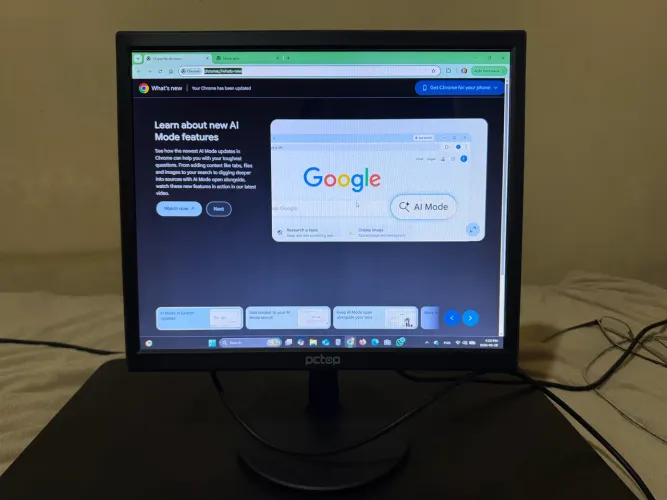 Monitor PCtop 17 Led 60Hz 5ms HDMI VGA VESA -MLP170HDMI Preto