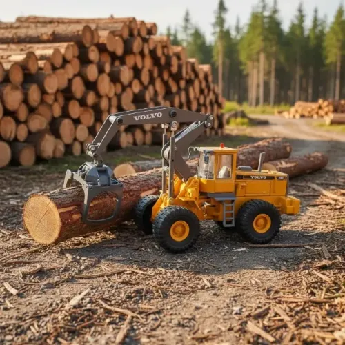 Miniatura Volvo - trator madeireiro