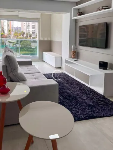 Apartamento mobiliado com 1 quarto para alugar, 57 m² por R$ 5.717/mês - Vila Ema - São Jo