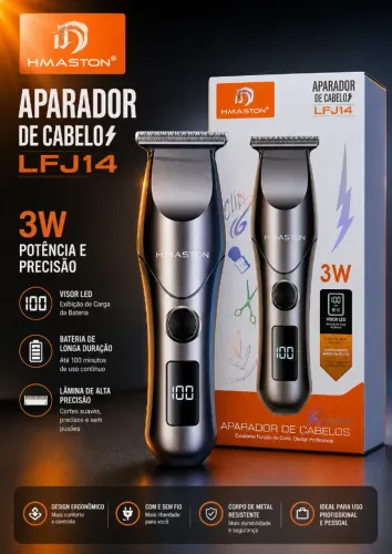Máquina de Acabamento Barbeiro Profissional - Nova na Caixa