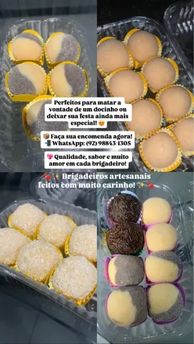 Venda de brigadeiros artesanais