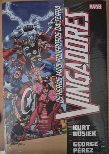 Omnibus Vingadores Busiek e Perez lacrado