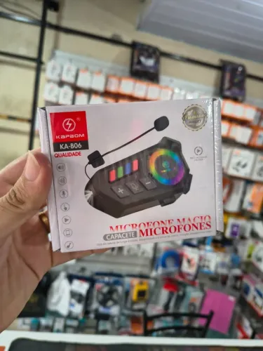 Fone Capacete Intercomunicador Microfone Kapbom KA-B06
