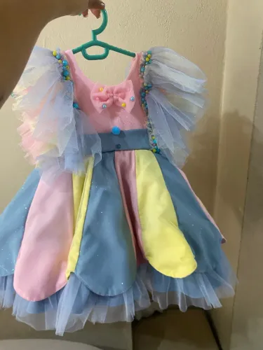 Vestido para festa tema circo 