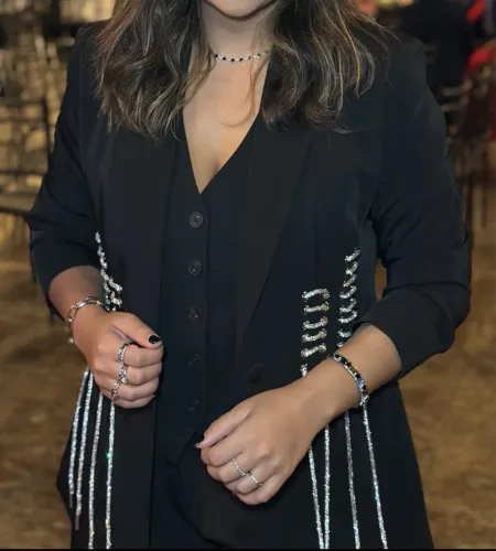 Blazer preto John John