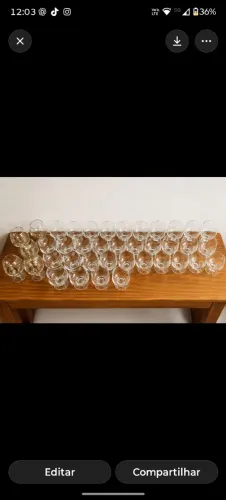 Taças de Cristal 