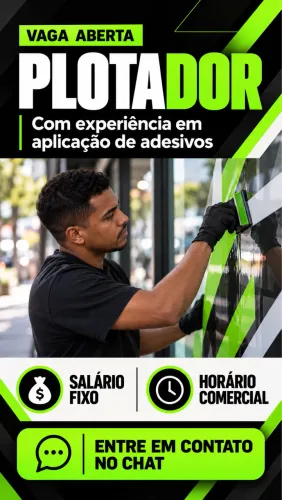 Vaga para Plotador