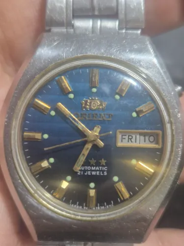 Relógio ORIENT 3 ESTRELAS AZUL AUTOMÁTICO - REVISADO