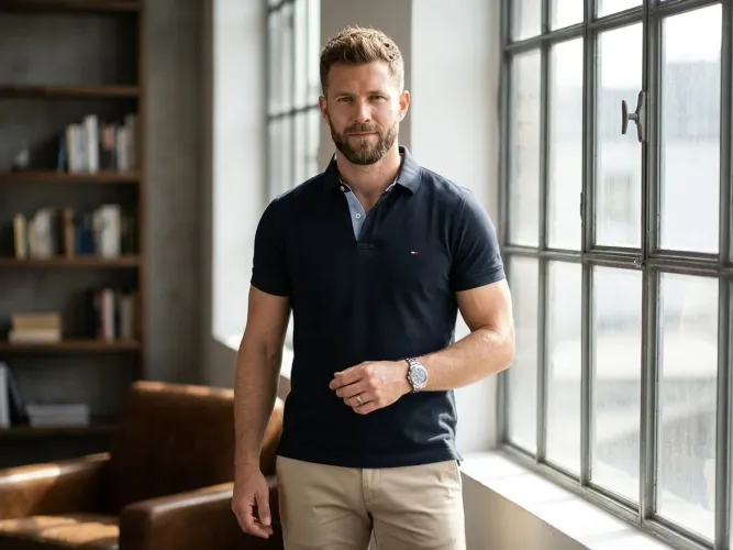 TOMMY HILFIGER CAMISA POLO TAM M 85,00