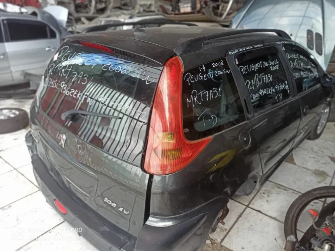 VENDO PEÇAS PEUGEOT 206 SW 1.4 2008 - COM NOTA FISCAL