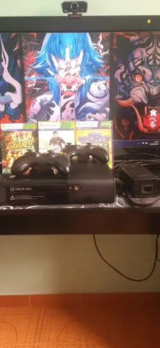 Xbox 360 bloqueado + 3 jogos