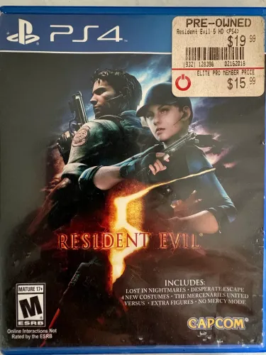 Resident evil 5 ps4