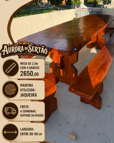 Mesa de 2.5m