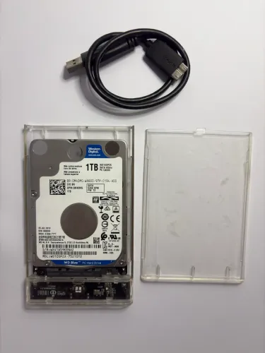 Disco rígido interno HD 1TB Western Digital com case