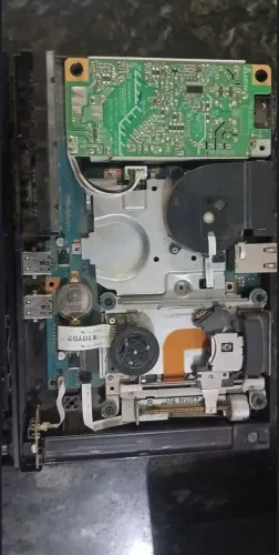 PS2 com Chip Matrix + Memory Card + Cabos (Para retirada de peças ou Reparo)