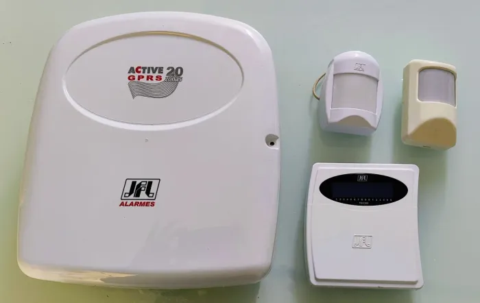 Central de Alarme JFL Active 20 GPRS - Kit Completo | Usado e Funcionando