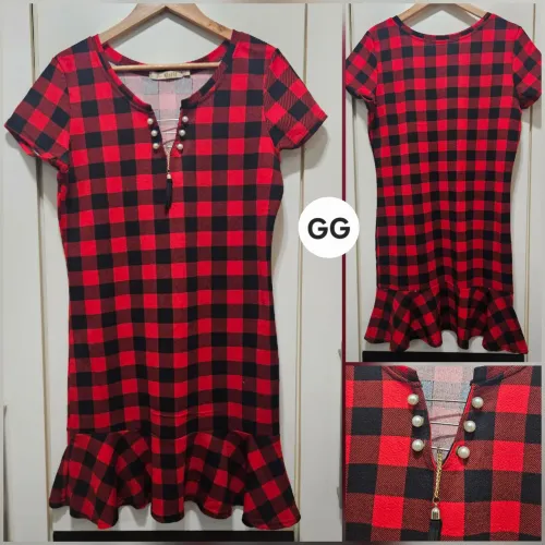 Vestido Xadrez tam GG
