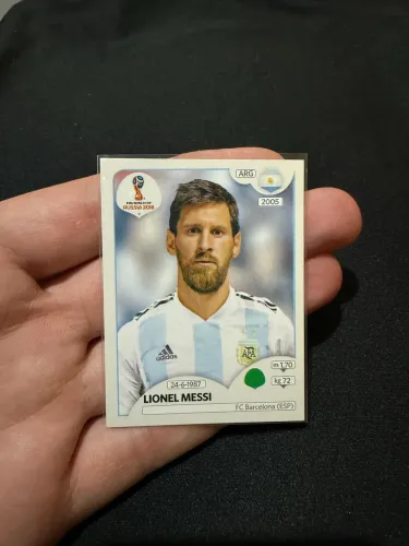 Figurinha Lionel Messi Copa do Mundo Rússia 2018 Panini Original