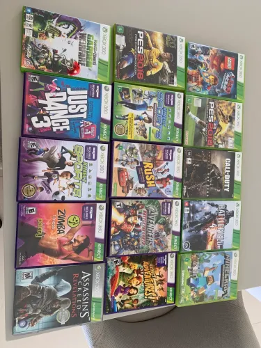 15 jogos de x box 360