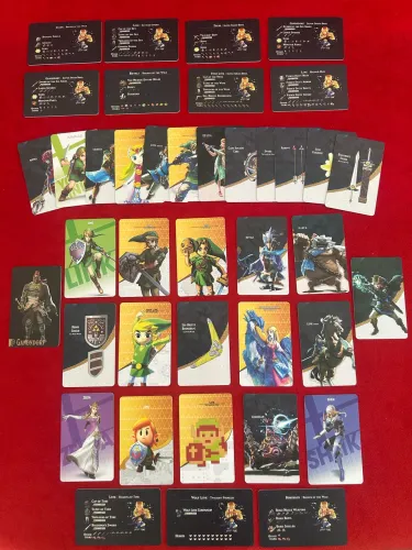 Amiibo cards Zelda