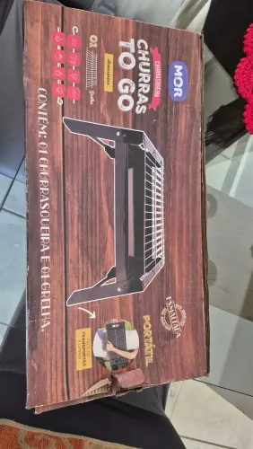 Churrasqueira Mom Portátil a carvão