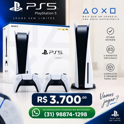 Ps5, interessados, me chamar que mando a foto dele para ver