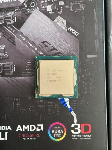 Intel I5 9600k usado sem caixa